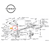 Silentblolck braccio oscillante NISSAN NAVARA 2.5 Di PICK UP 2.5 TD