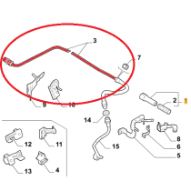 Tubo Alimentazione Metano Fiat Grande Punto AlfaRomeo Mito 51839612 51854700