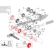 Kit ingranaggi sincronizzatori prima e seconda velocità FIAT DUCATO 2,3