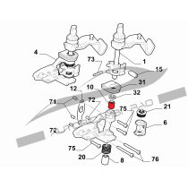 Cuscinetto boccola selettore marce FIAT DUCATO 2,3 D Multijet 110 2,3 D