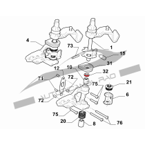 Paraolio boccola selettore marce FIAT DUCATO 2,3 D Multijet 110 2,3 D