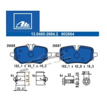 Pastiglie freno posteriore BMW 2 Active Tourer 216i-218-230e xDrive X1