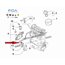 Guarnizione di tenuta pompa olio motore ALFA ROMEO GIULIA 2.2 Stelvio