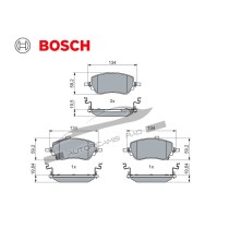 Kit pastiglie anteriore FIAT New 500 Cabrio Elektro TIPO 1.5 T4 ABARTH