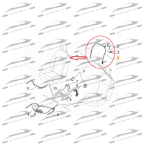 Cavo ribalta sedile destro FIAT 500 0.9-1.2 LPG-1.3 D Multijet-1.4