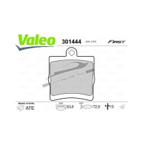 Pastiglie posteriore CHRYSLER 3.2 MERCEDES CLASSE C 200 230 240 LP1403