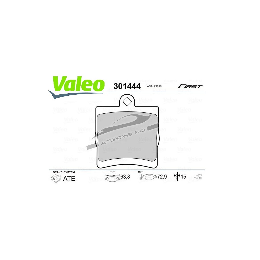 Pastiglie posteriore CHRYSLER 3.2 MERCEDES CLASSE C 200 230 240 LP1403