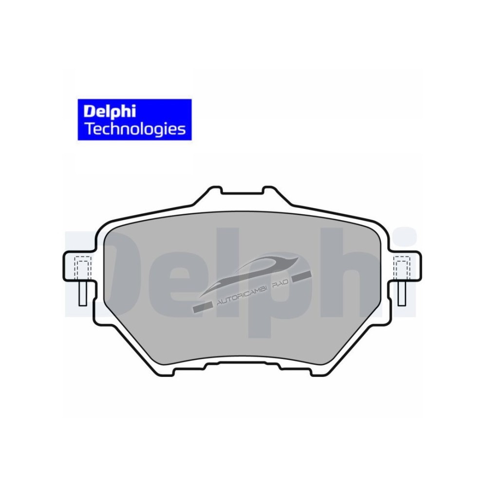 Pastiglie freno posteriore CITROËN C4 1.6 FIAT 600e Electric Ypsilon e
