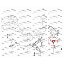 Testina braccio oscillante CITROËN JUMPER 2.2 HDi-3.0 HDi FIAT Ducato