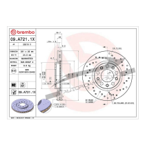 Disco freno anteriore ALFA GIULIETTA 1.4 BiFuel-1.6 JTDM FIAT 500X 2.0
