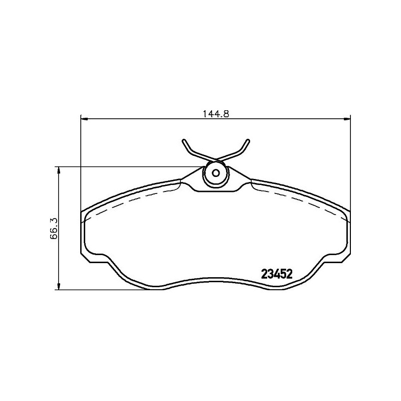 Kit pastiglie freno anteriore LAND ROVER: SIGMAUTO SPA661 PAGID T1258