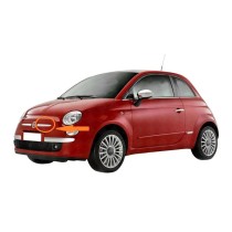 Modanatura baffo cromato paraurti anteriore sinistro FIAT 500 0.9-1.2