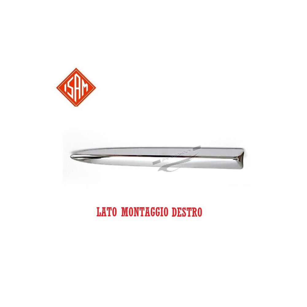 Modanatura baffo cromato paraurti anteriore destra FIAT 500 0.9-1.2 LPG
