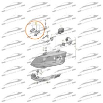 Kit riparazione montaggio fari VW Polo 1.0 TSI-1.2 TDI-1.4 BiFuel-1.4