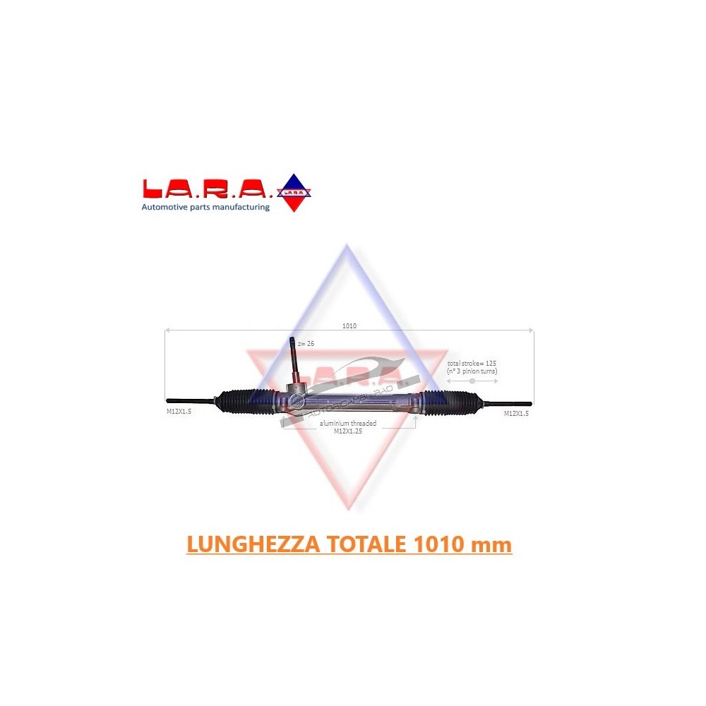 Scatola sterzo FIAT PANDA 169-1.2 4X4-1.3 D Multijet 4X4 51754435 190051 Scatola sterzo FIAT PANDA 169-1.2 4X4-1.3 D Multijet 4X4 51754435 190051