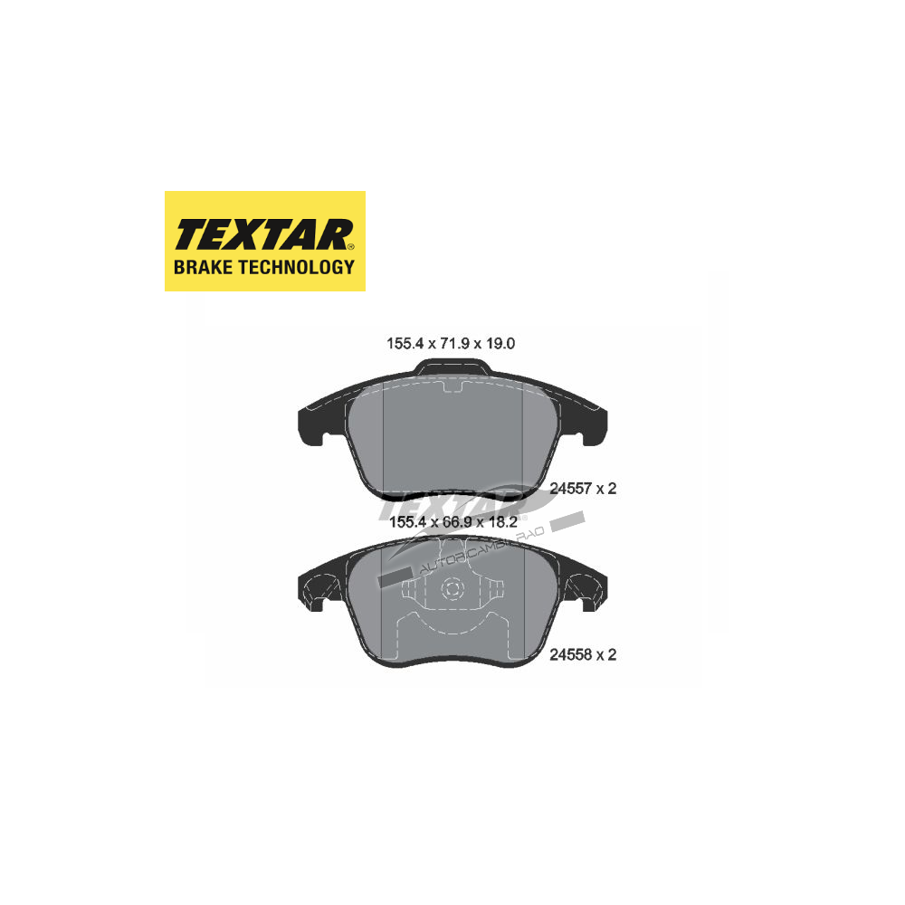 Pastiglie freno anteriore CITROEN C4 II 1.6 2.0 HDi DS 4 1.6 THP 2.0