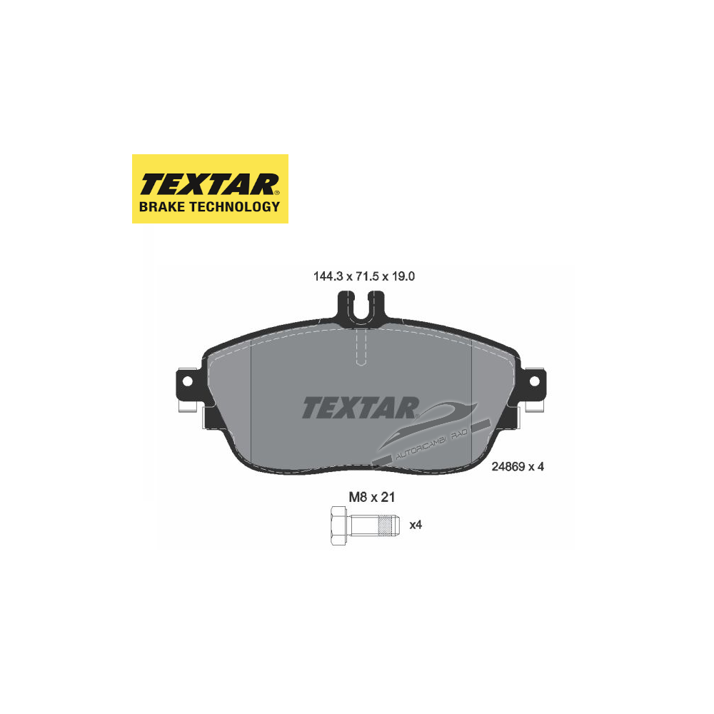 Pastiglie freno anteriore MERCEDES CLA 180 CDI  200 CDI Classe A 220 CDI