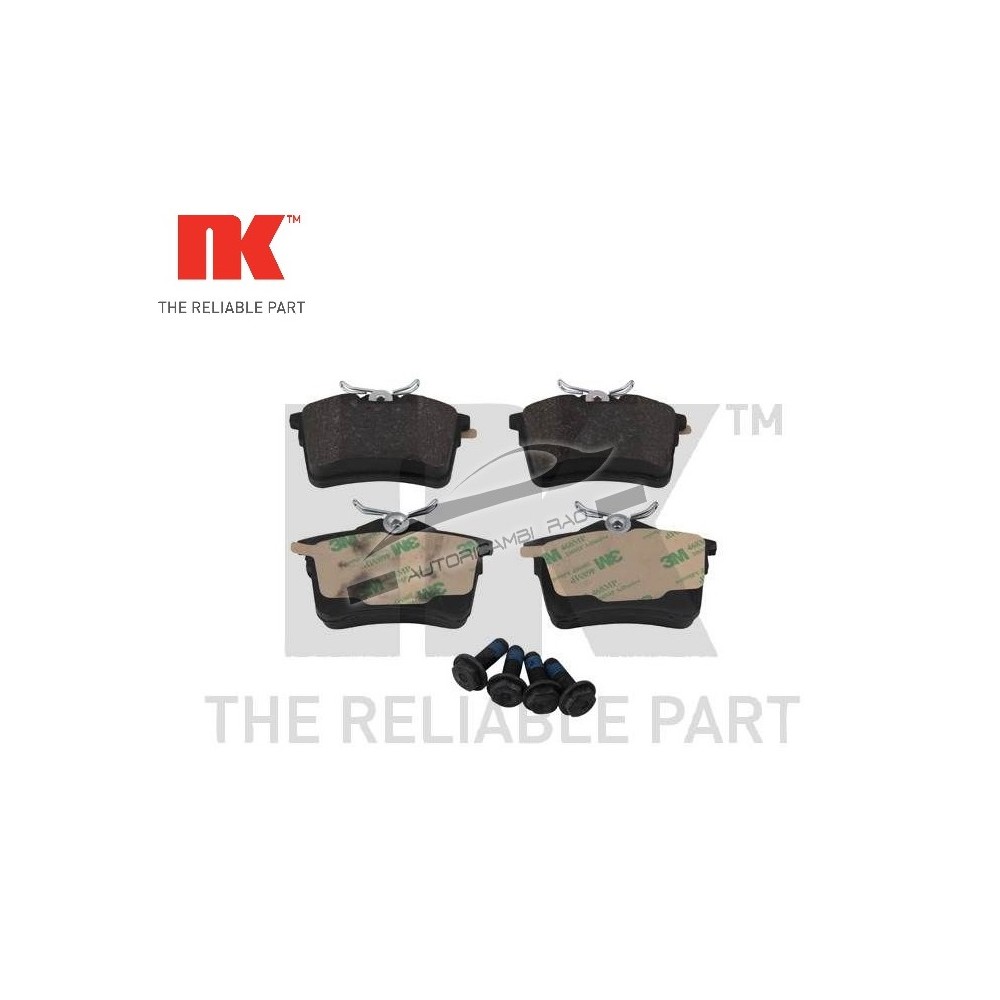 Kit pastiglie freno posteriore CITROËN BERLINGO 1.6 BlueHDi PEUGEOT 308