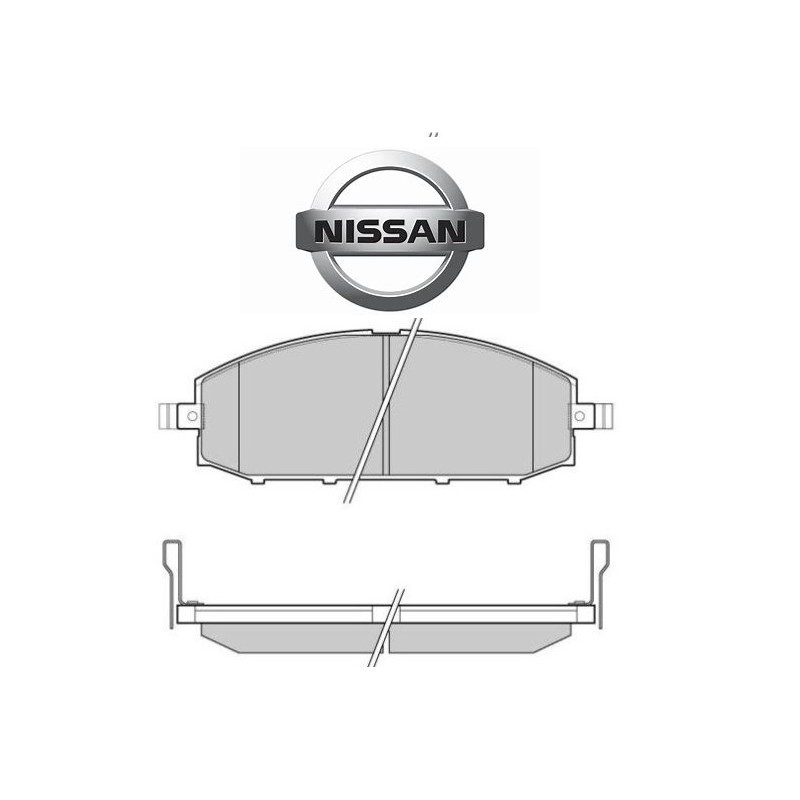Pastiglie anteriore NISSAN PATROL GR V Wagon 2.8 TD 2.8 TDiC 3.0 DTi