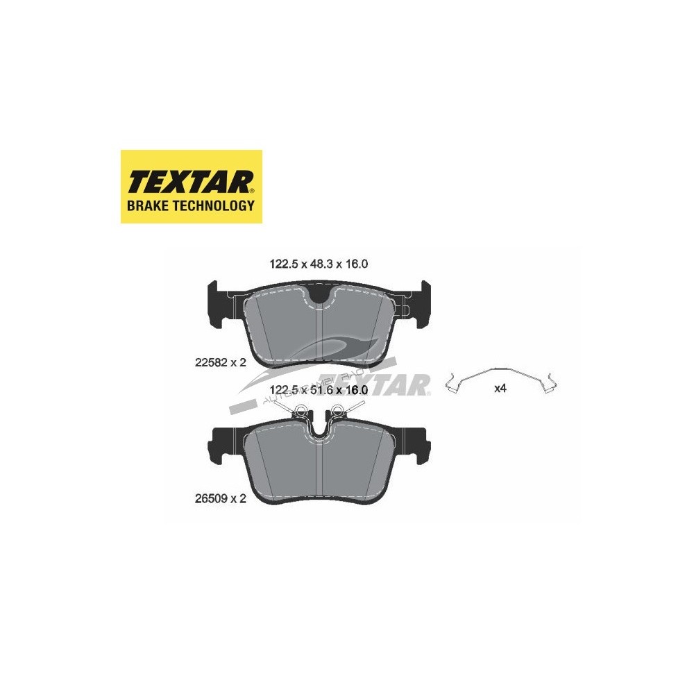 Kit pastiglie freno posteriore VOLVO S60 III B4 Mild-Hybrid S90 D4 Drive