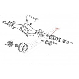 Paraolio differenziale posteriore NISSAN Cabstar TRADE 105.35, 120.35