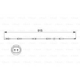 Sensore usura pastiglie freni BMW 5 F10 - 6 F13