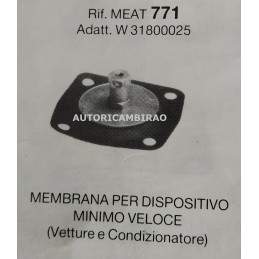 Membrana per dispositivo minimo veloce WEBER con condizionatore