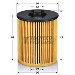 Filtro olio AUDI A1 A3 A4 A5 A6 Q2 Q3 Q5 TT 1.6 TDI MAN SEAT SKODA VW