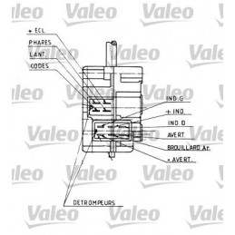 Leva devio guida RENAULT ESPACE-RAPID-SUPER 5-R9-R11 7700760825,