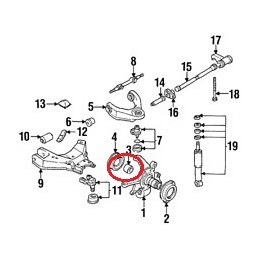 Cuscinetto gabbia a rulli NISSAN KIG CAB D21 TERRANO II PATHFINDER