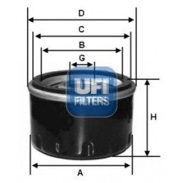 Filtro olio DAIHATSU NISSAN OPEL SUZUKI TOYOTA CHEVROLET DAEWOO