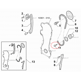 Bullone puleggia albero motore ALFA ROMEO MITO 1.3 FIAT PANDA EVO 1.3