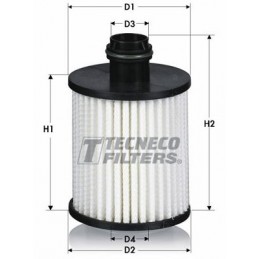 Filtro olio ALFA ROMEO MITO FIAT DOBLO FIORINO PANDA QUBO TIPO 500L