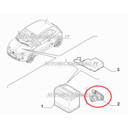 Morsetto sensore con centralina derivazione ALFA ROMEO FIAT 500X 500L