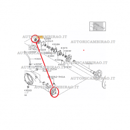 Paraolio posteriore lato ruota NISSAN KING CAB-TERRANO II-NAVARA