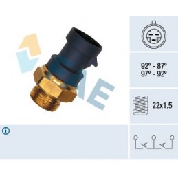 Termocontatto bulbo ventola radiatore ALFA ROMEO 145 146 155 CITROËN