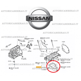 Coppa olio motore in acciaio NISSAN CABSTAR F24M (EL) 11110MB41B