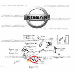 supporto motore acciaio sinistra NISSAN CABSTAR F24M (EL) 11233-MB400