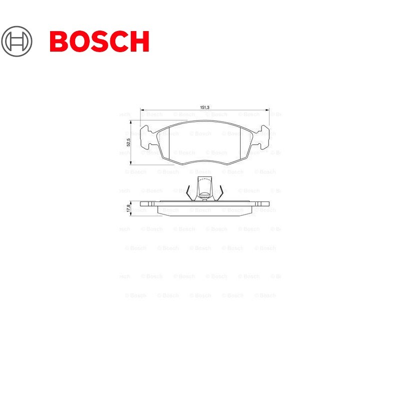 Pastiglie freno anteriore FIAT 0.9 4x4 1.2 LPG 1.3 D Multijet LANCIA