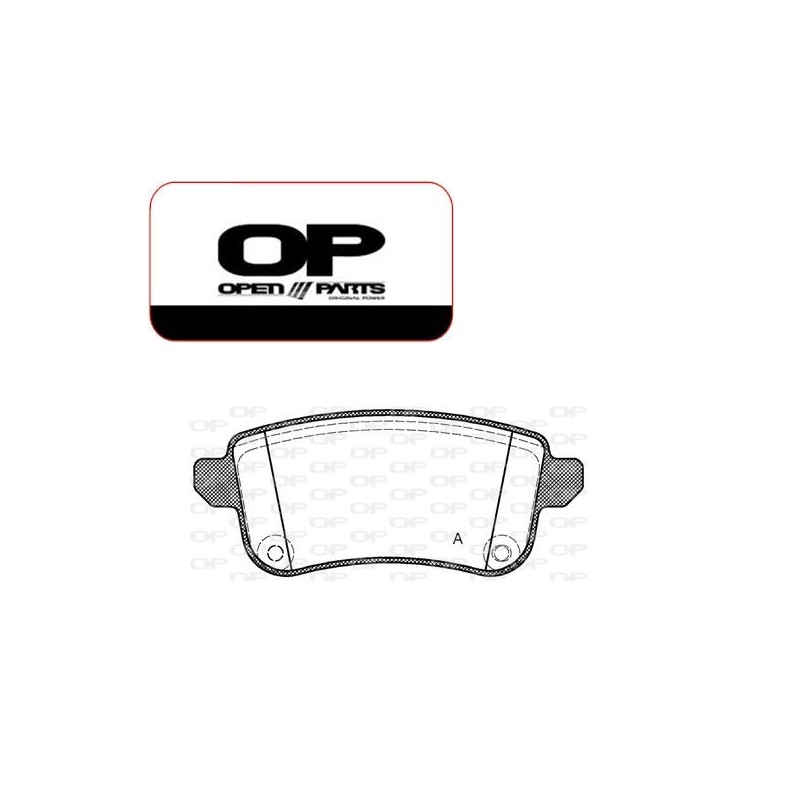 Pastiglie freno posteriore RENAULT CLIO IV 1.6 RS LAGUNA 2.0 16V 2.0