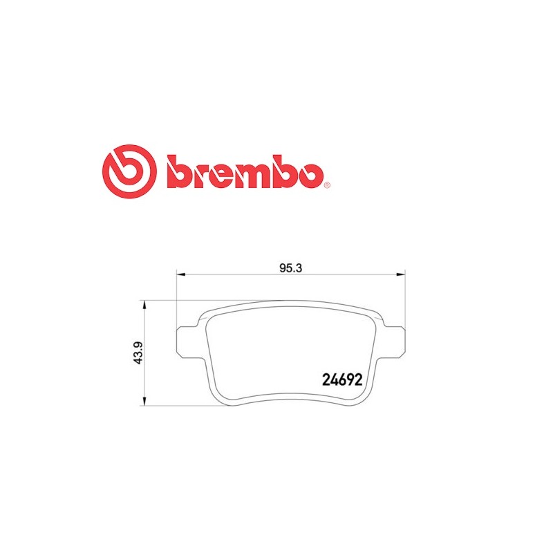 Pastiglie freno posteriore MERCEDES CITAN 108 CDI RENAULT KANGOO