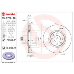 Disco freno anteriore OPEL Crossland 1.2-1.5 Turbo D-1.6 Turbo D