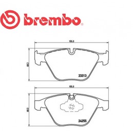 Pastiglie freno anteriore BMW Cabrio 320 D X1 16D-20D 28i 34112288858