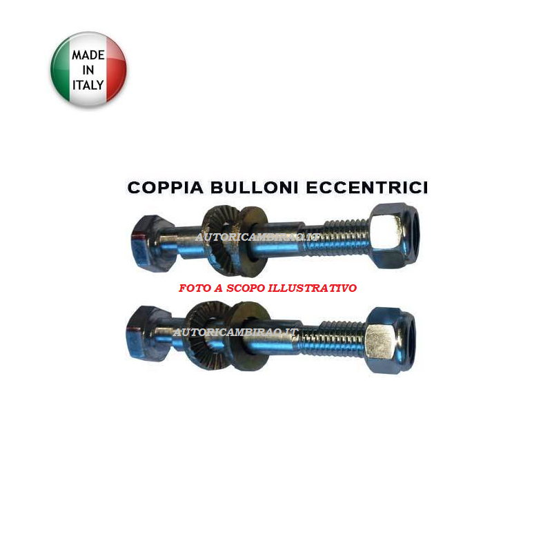 Kit bulloni eccentrici per correzione campanatura FIAT PANDA 4X4 141