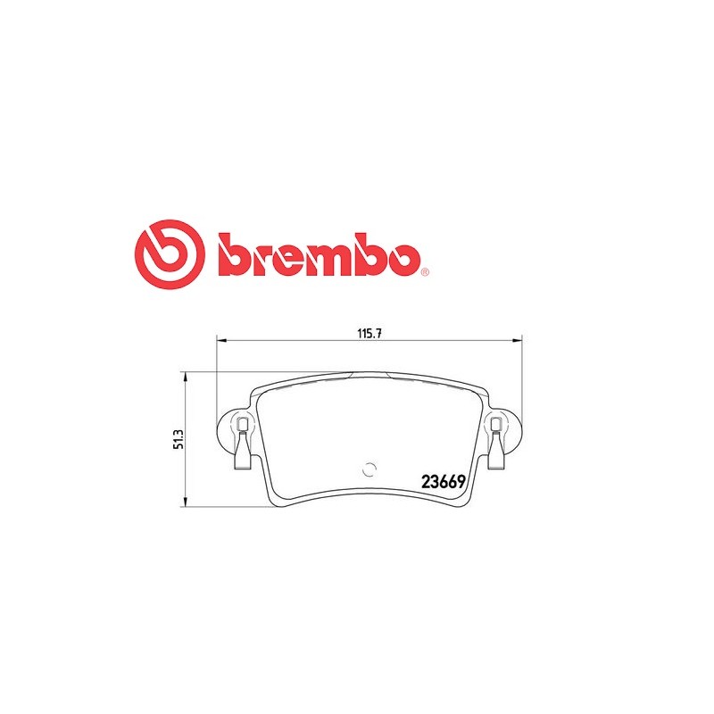 Pastiglie freno posteriore NISSAN INTERSTAR dCi 80 150 OPEL MOVANO