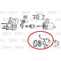 Portaspazzole motorino avviamento 940113080017 8001063385556 CBH15100