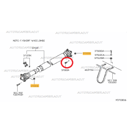 Perno albero di trasmissione NISSAN CABSTAR 32.11 DCI PATROL Y60 Y61