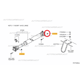 Perno albero di trasmissione NISSAN CABSTAR 32.11 DCI PATROL Y60 Y61