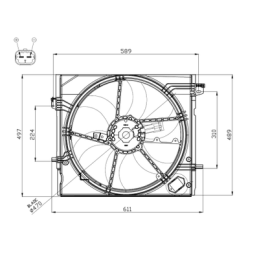 Convogliatore Ventola 214814BE0B 05211017 214814EA0A 47897 3372747