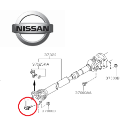 Bullone albero di trasmissione NISSAN CABSTAR 28.11 DCI, 32.11 DCI